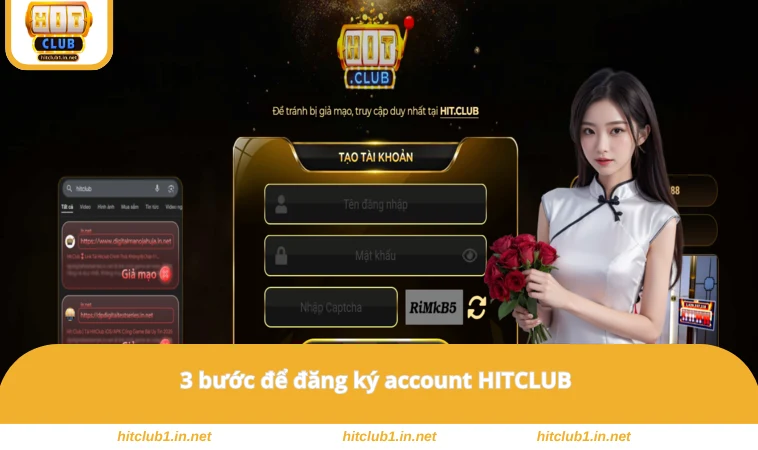 3 bước để đăng ký account HITCLUB