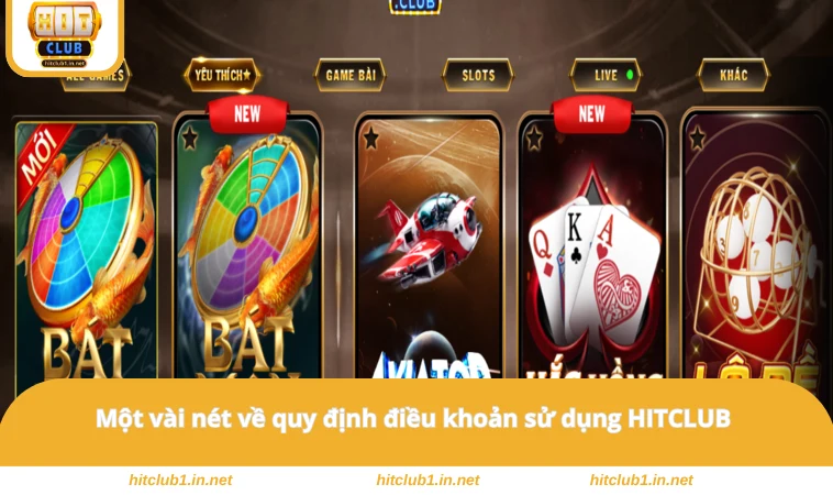 Điều Khoản Sử Dụng HITCLUB 1 Một vài nét về quy định điều khoản sử dụng HITCLUB