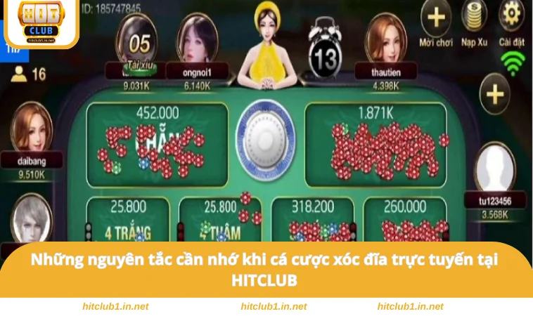 Xóc Đĩa Online - Mẹo Chơi Hiệu Quả Cho Thành Viên HITCLUB 2 Những nguyên tắc cần nhớ khi cá cược xóc đĩa trực tuyến tại HITCLUB
